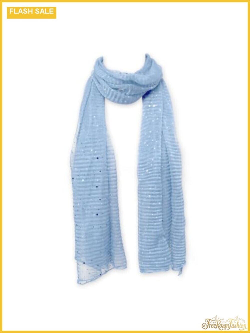 Sequin Long Scarf Satin Shawl Lightweight Polyester Hand Wash